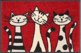Deurmat Design Three Cats