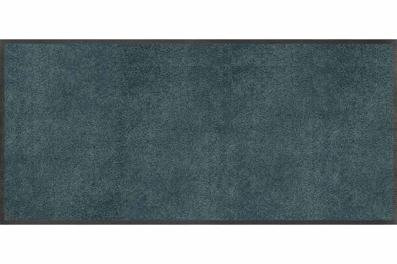 Schoenenmat Monocolor Denim Blue 35x75cm